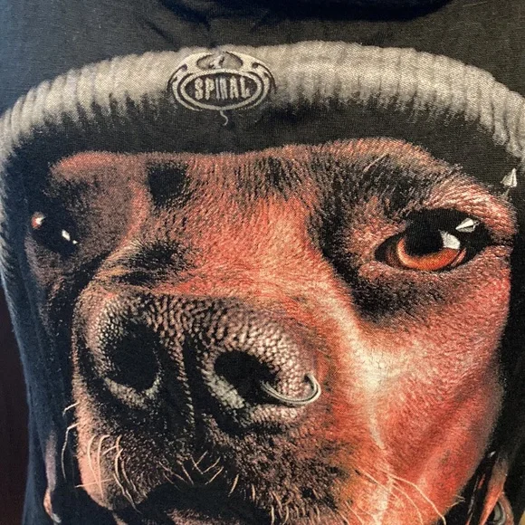Spiral bad dog graphic hooded tank size XL - Picture 3 of 11